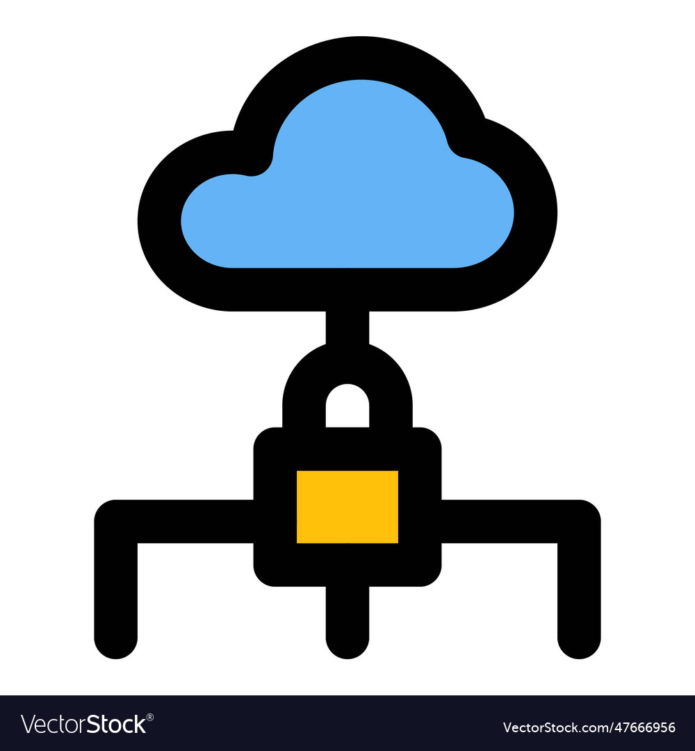 Cloud server used to execute apps and store data
