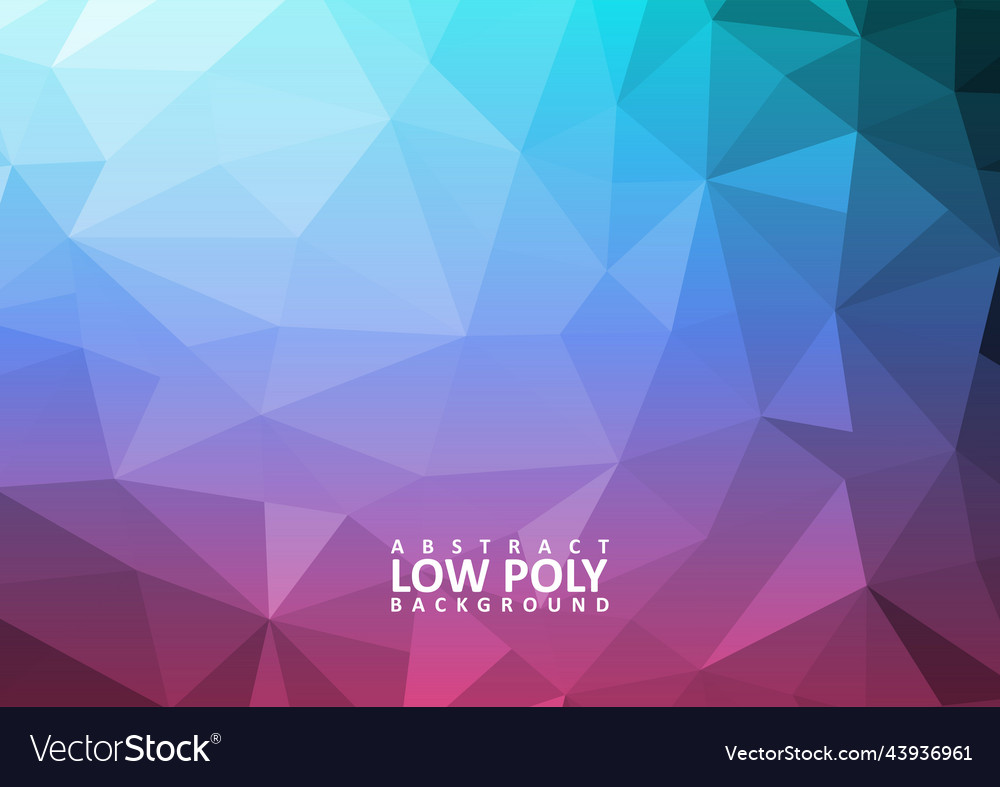 Abstract low poly background with triangle shapes