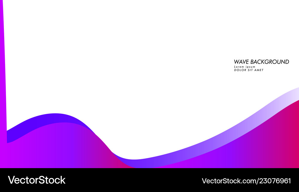 Abstract wave background with gradient pink Vector Image