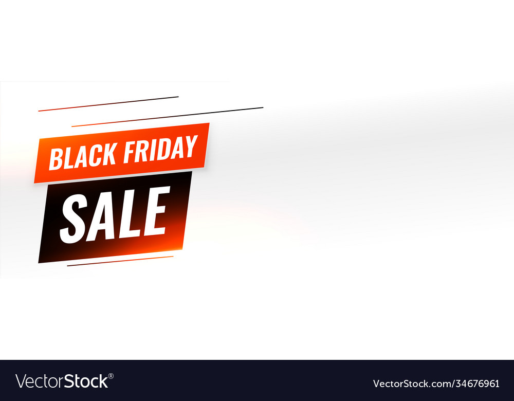 Black friday sale banner with text space