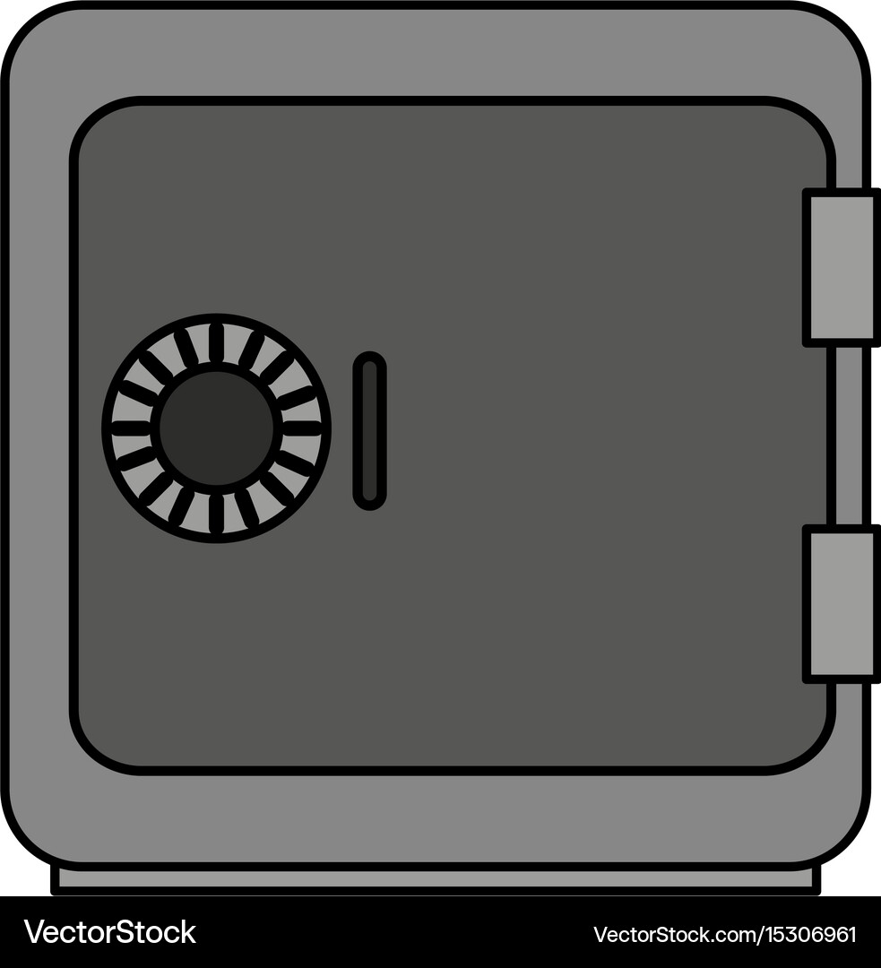 Closed security box Royalty Free Vector Image - VectorStock