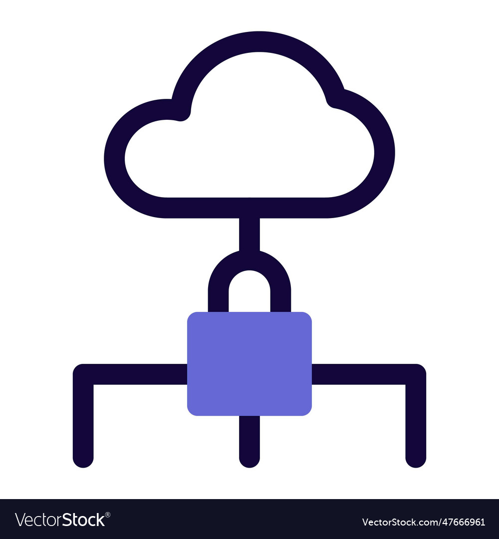 Cloud server used to execute apps and store data