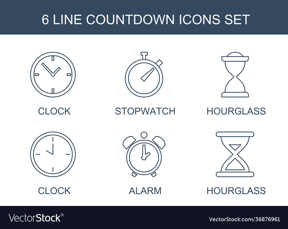 Countdown icons