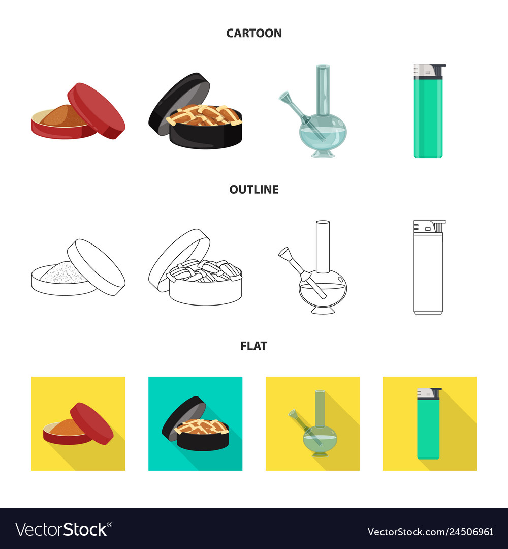 Design of refuse and stop symbol set vector image Design of refuse and stop symbol set