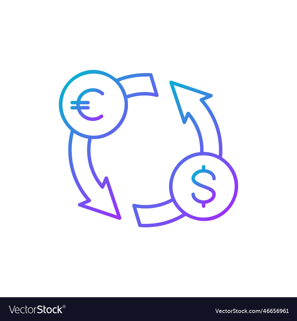 Foreign Currency Exchange Euro To Dollar Exchange Vector Image foreign-currency-exchange-euro-to-dollar-exchange-vector-image