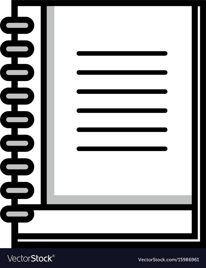 Line notebook tool to writing the learned