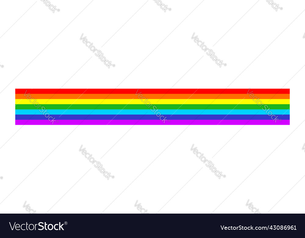 Rainbow graphic element shape Vector Image Rainbow graphic element shape