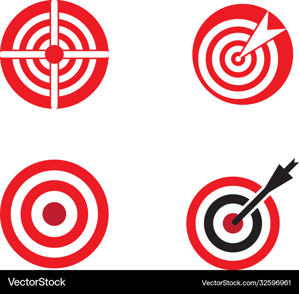 Target icon Royalty Free Vector Image - VectorStock