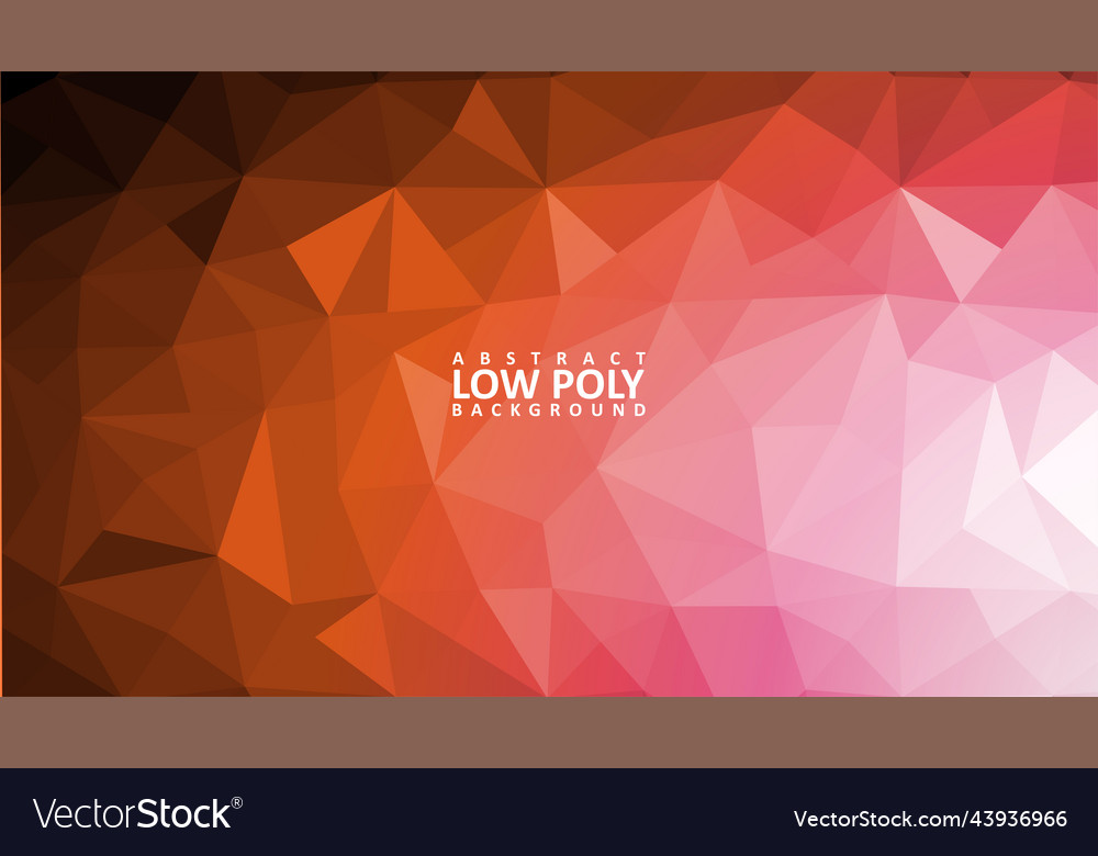 Abstract low poly background with triangle shapes vector image Abstract low poly background with triangle shapes