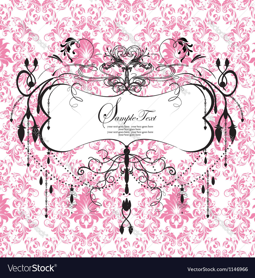 Elegant Pink Floral Background