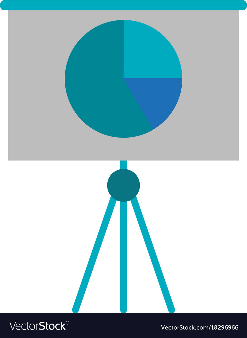 Graph chart on board icon image