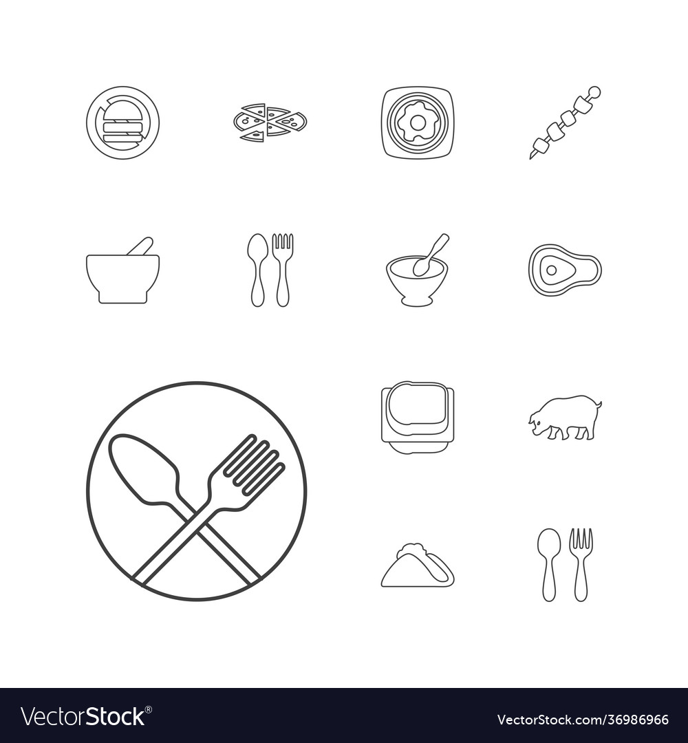 Meal icons