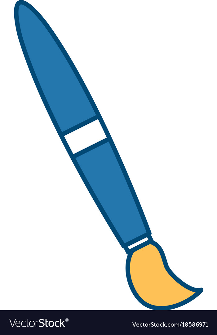 Art brush paint Royalty Free Vector Image VectorStock