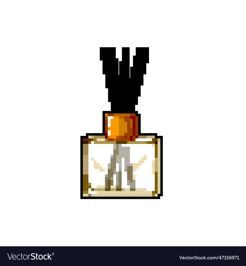Diffuser aroma sticks game pixel art Vector Image Diffuser aroma sticks game pixel art