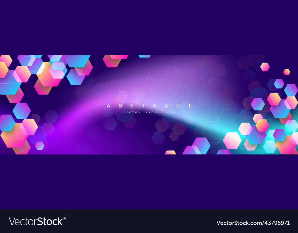 Gradienten hexagonalen Hintergrund