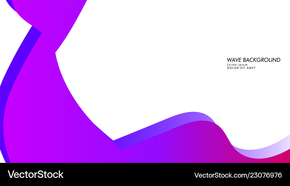 Abstract wave background with gradient pink Vector Image