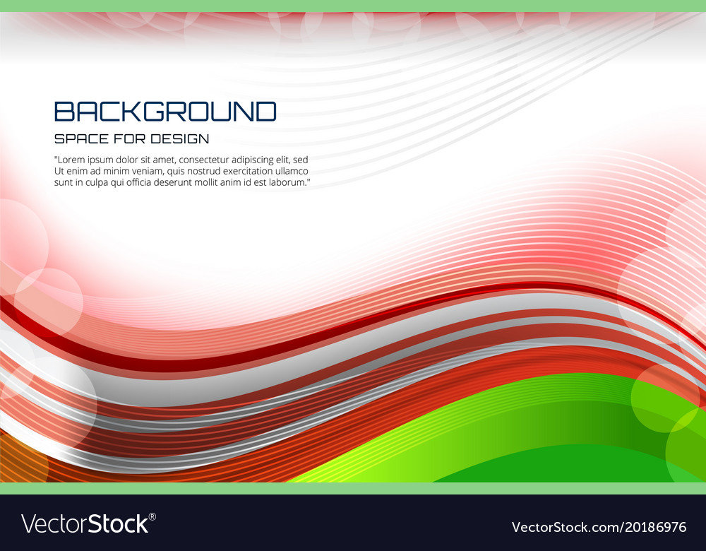 Abstract wavy background with bokeh lights