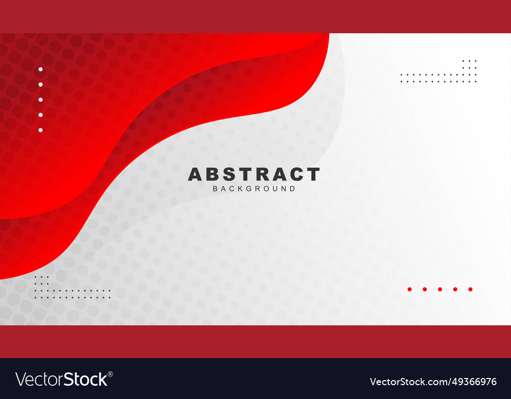 Abstract white and red background with halftone
