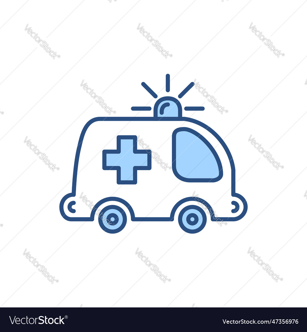 Ambulance car related icon