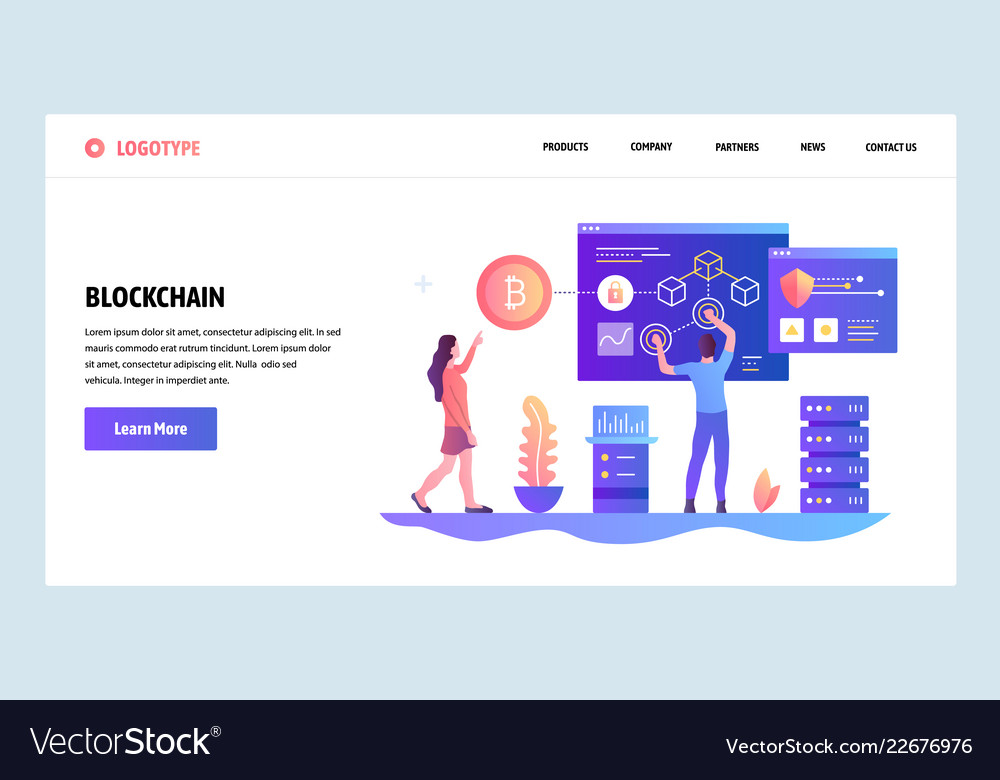 Blockchain Website Template