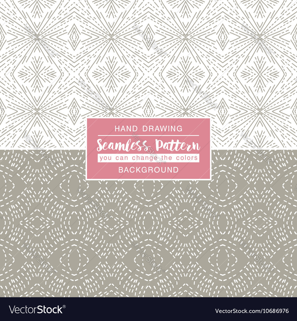 Grey backgrounds with seamless patterns