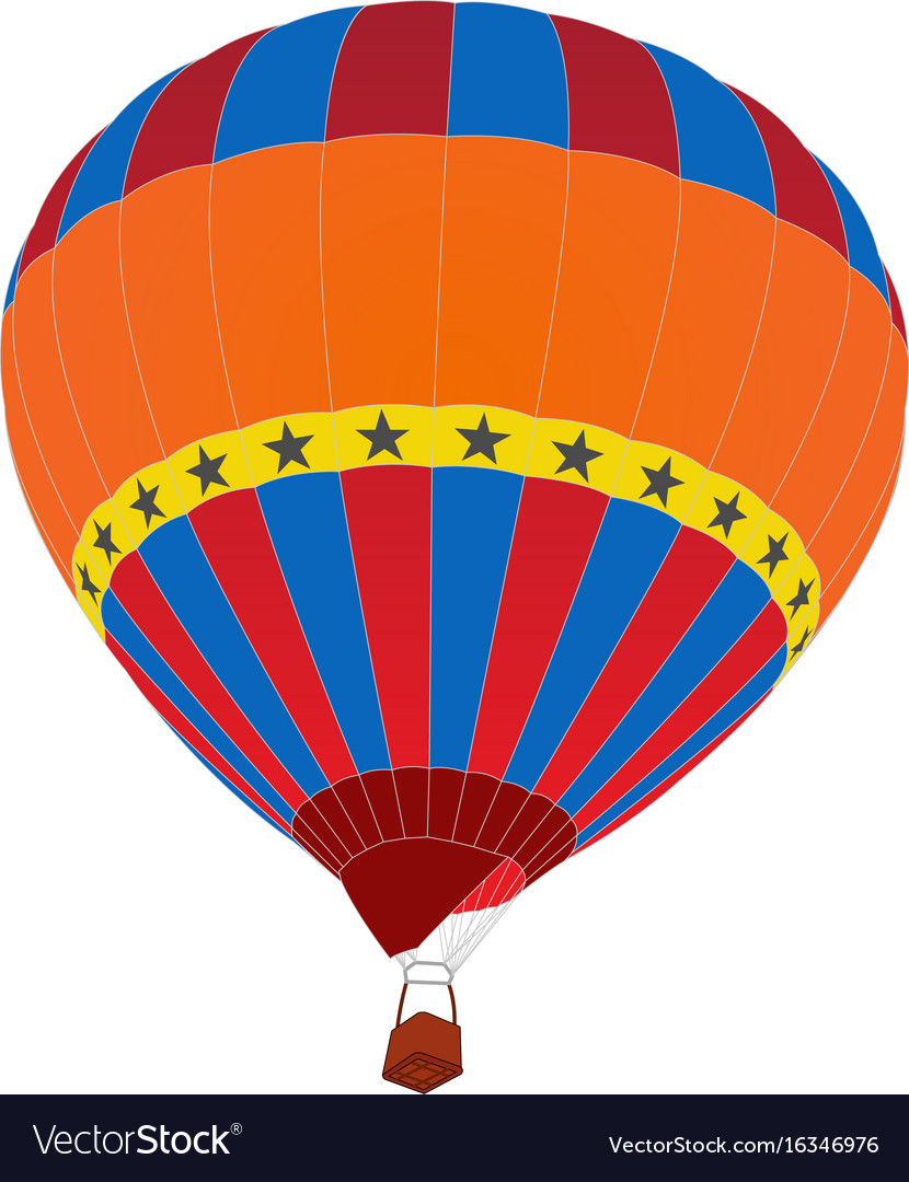 Hot Air Balloon Royalty Free Vector Image Vectorstock