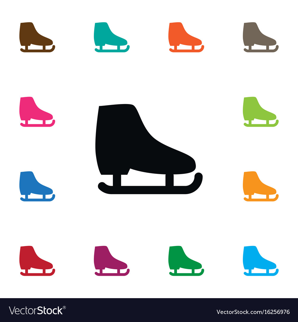 Isolated skid icon freeze element can