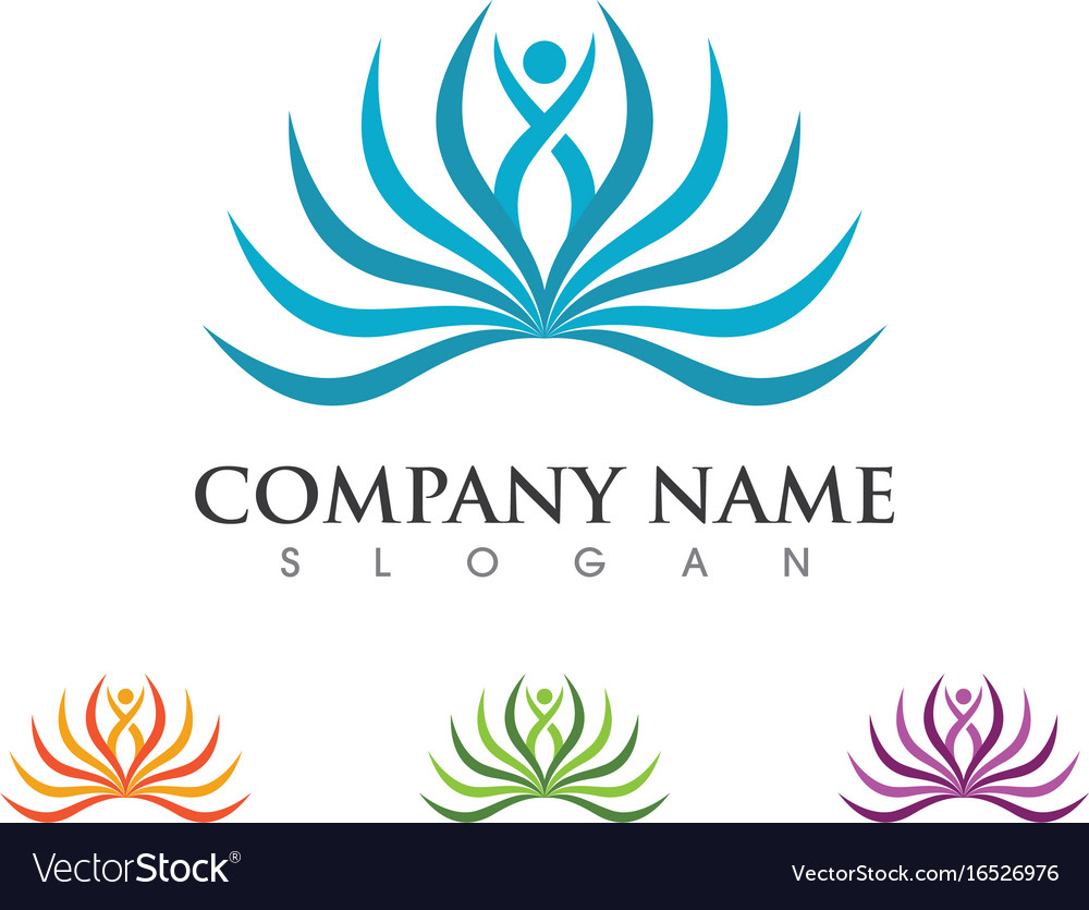 Lotus Flower Logo Template