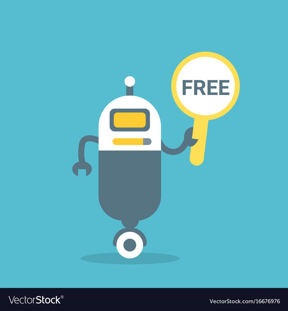 Modern robot free chat bot artificial intelligence