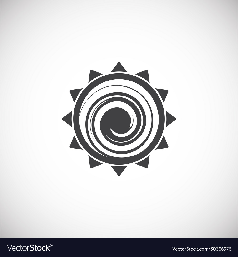 Sun related icon on background for graphic and web Vector Image Sun related icon on background for graphic and web