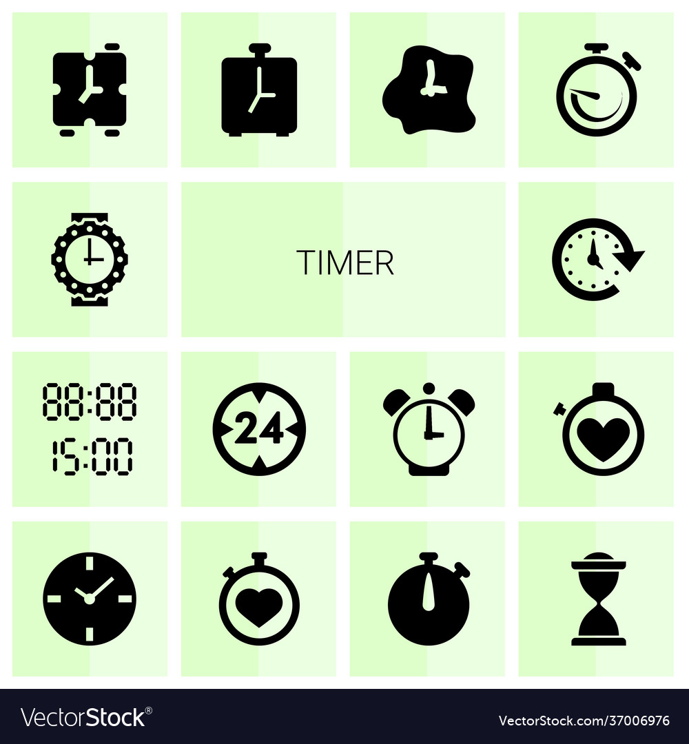 Timer icons