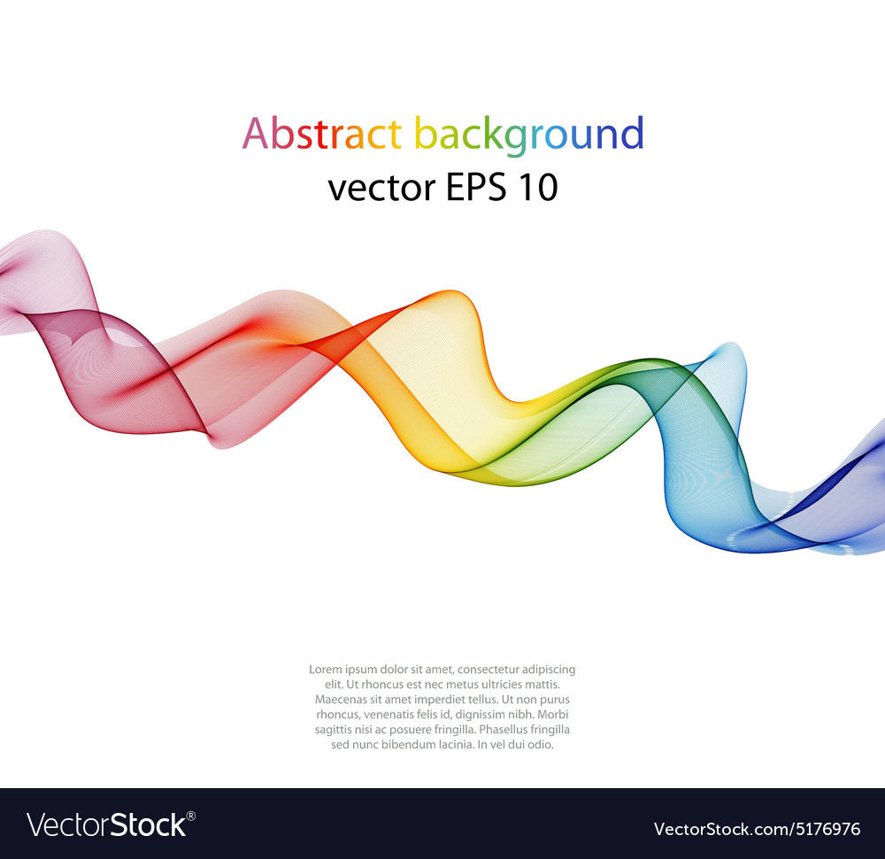 Wave abstract images color design