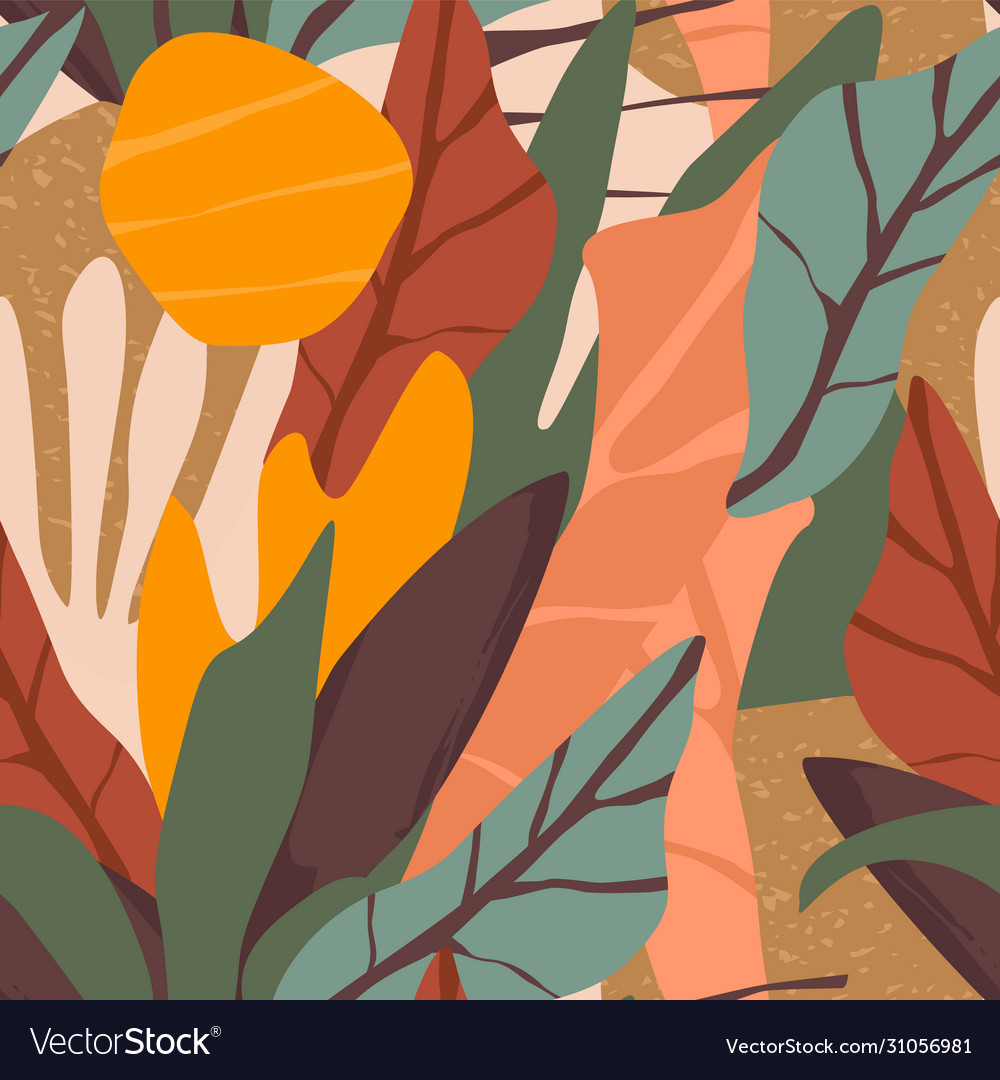 Abstract Leaf Pattern