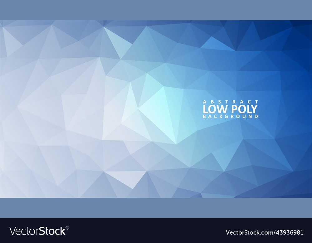 Abstract low poly background with triangle shapes vector image Abstract low poly background with triangle shapes