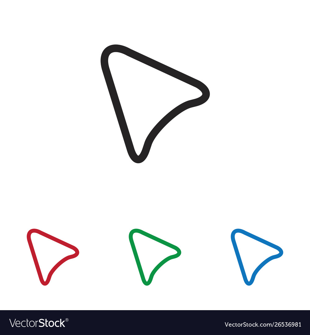 Cursor icon Vector Image Cursor icon