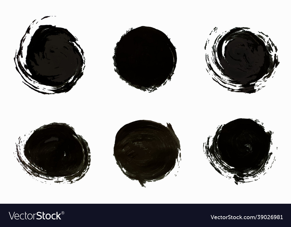 Dark Blot Pattern - Uneven Edge