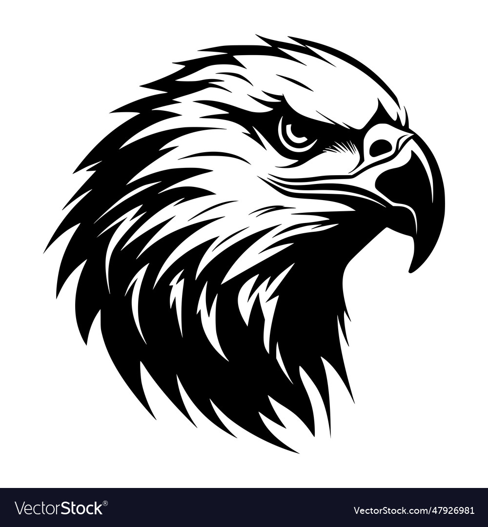 Falcon head logo