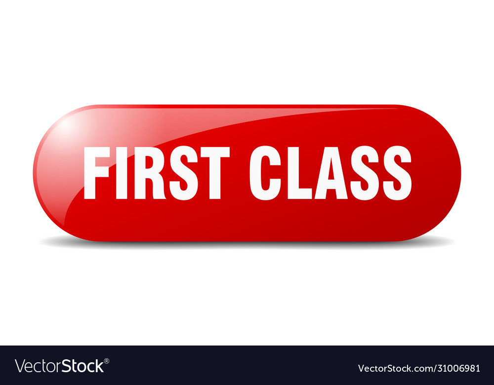 First class button sign key push