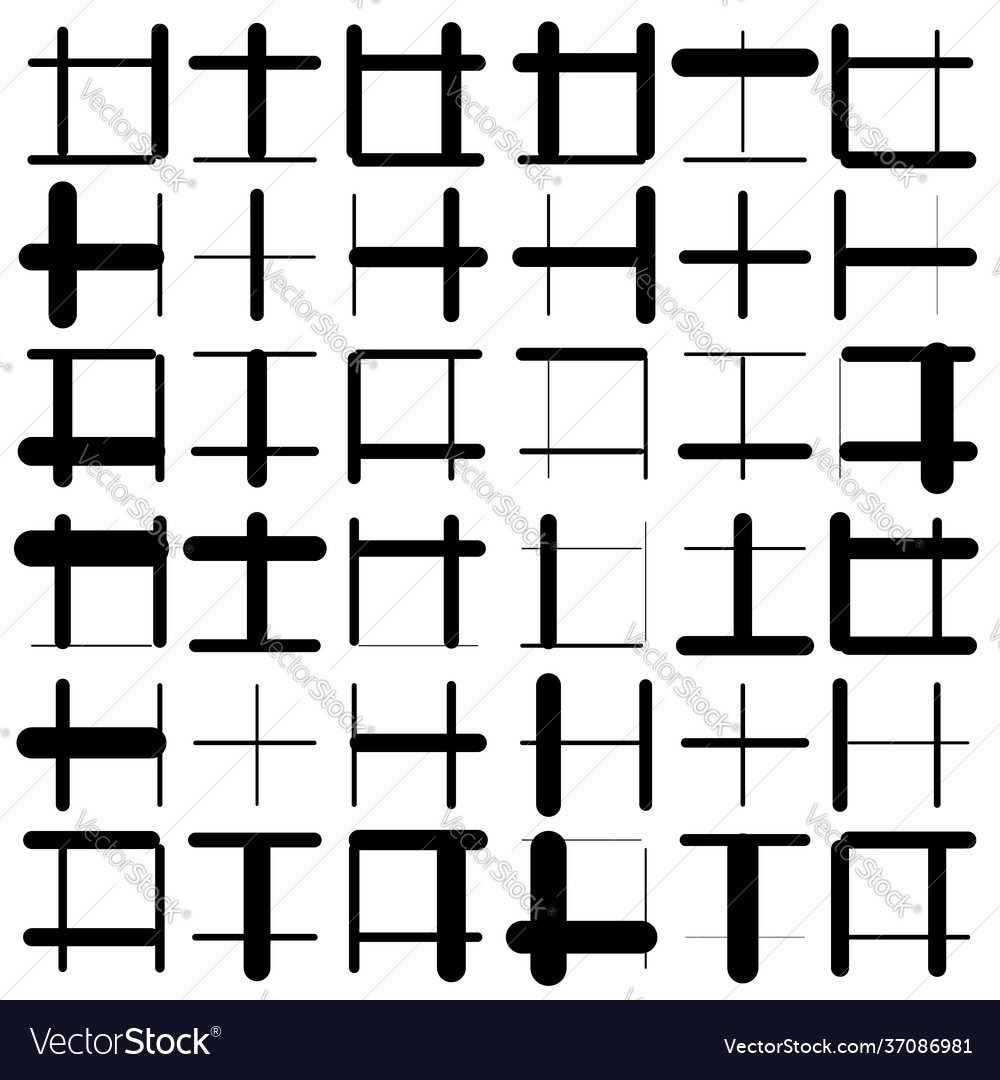 Geometric grid mesh matrix random lines vector image Geometric grid mesh matrix random lines