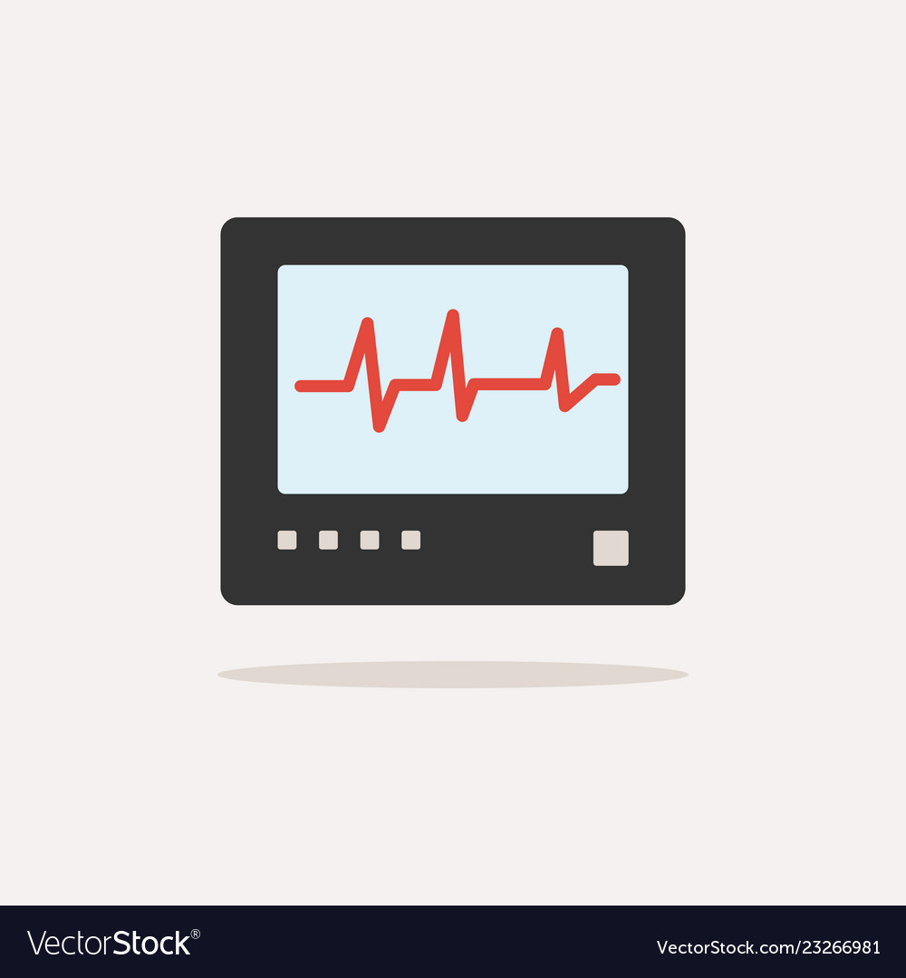 Herzfrequenz-Monitor Farbikone mit Nuance Heartbea