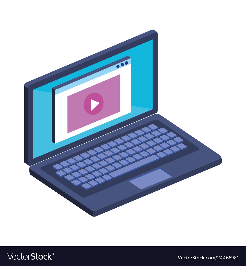 Laptop computer with media player