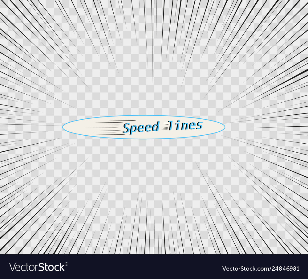 Line speed a simple radial isolated background vector image Line speed a simple radial isolated background