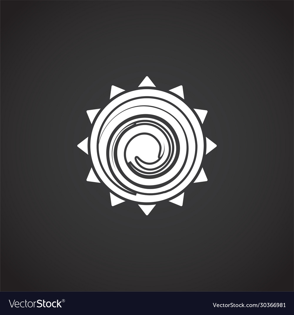 Sun related icon on background for graphic and web