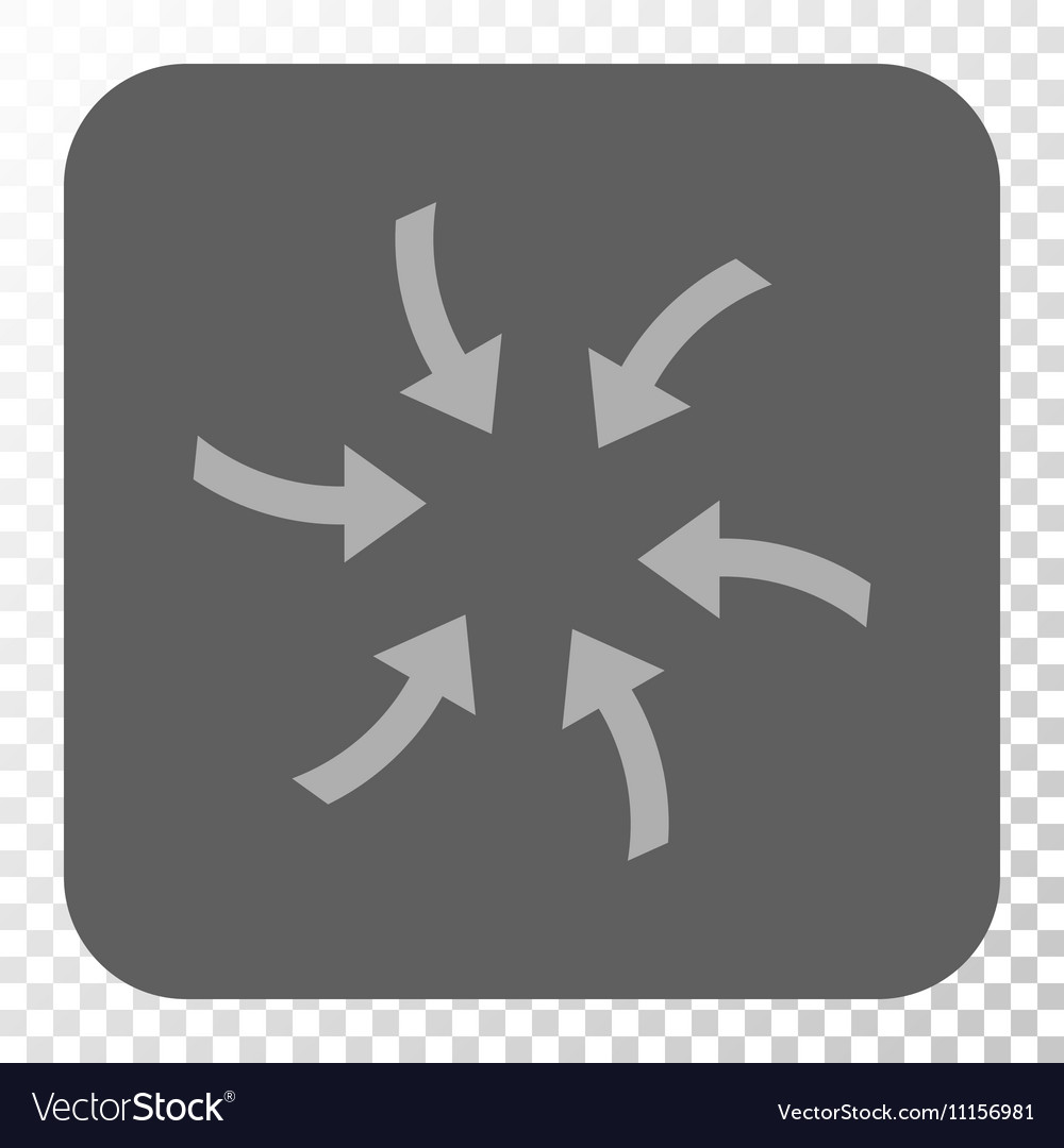 Twirl arrows rounded square button