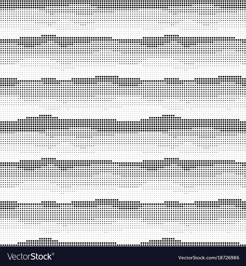 Abstract seamless wavy halftone pattern