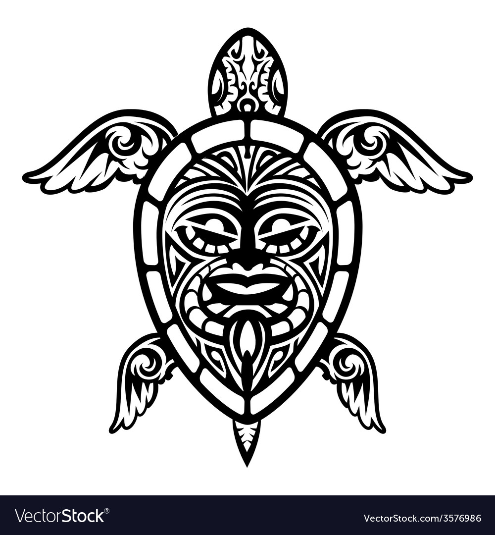 T N Vinh Ngh Thu T Polynesian Tattoo C O V P Nh T 2024   Close Up Turtle Polynesian Tattoo Vector 3576986 