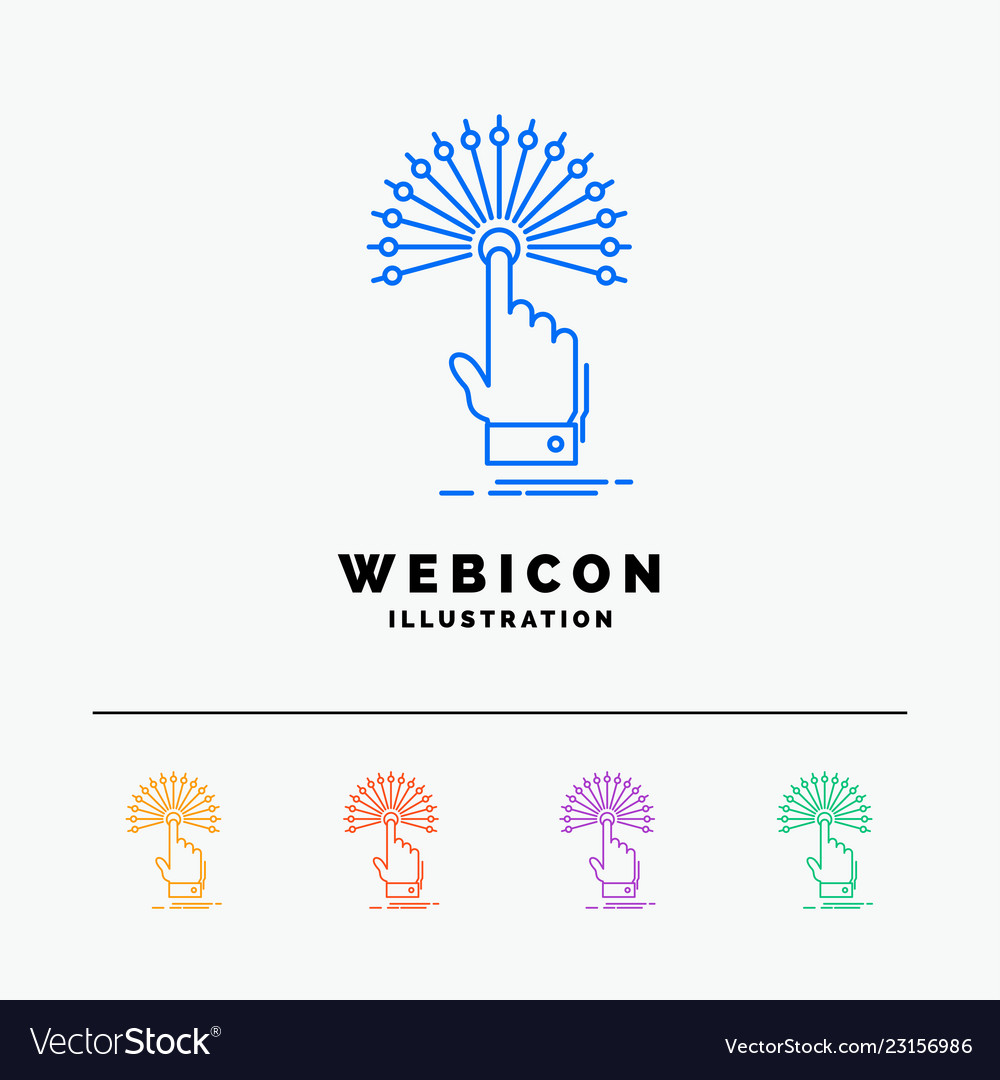 Digital Analytics Touch Icon Set