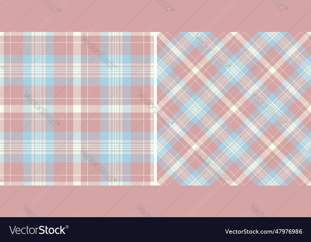 Fabric plaid of pattern seamless textile