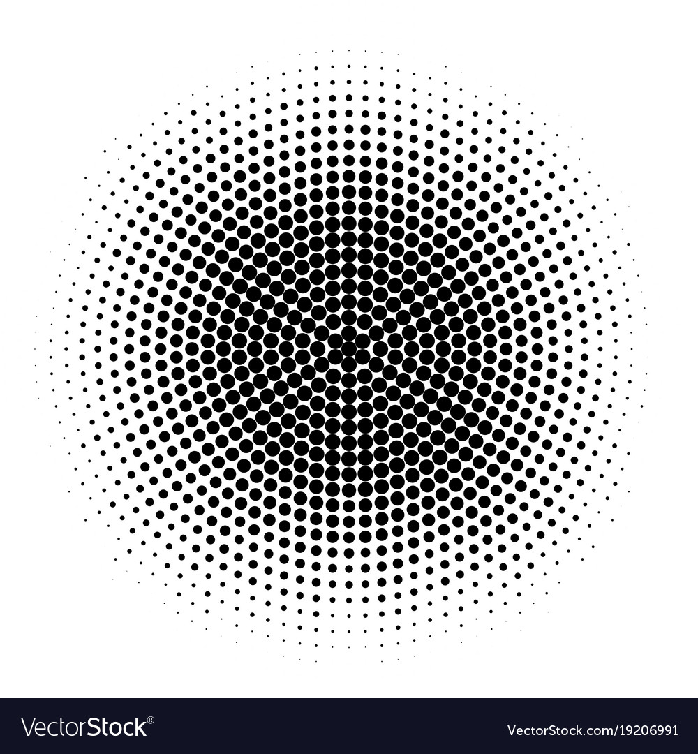 Abstract halftone circles dot template eps 10