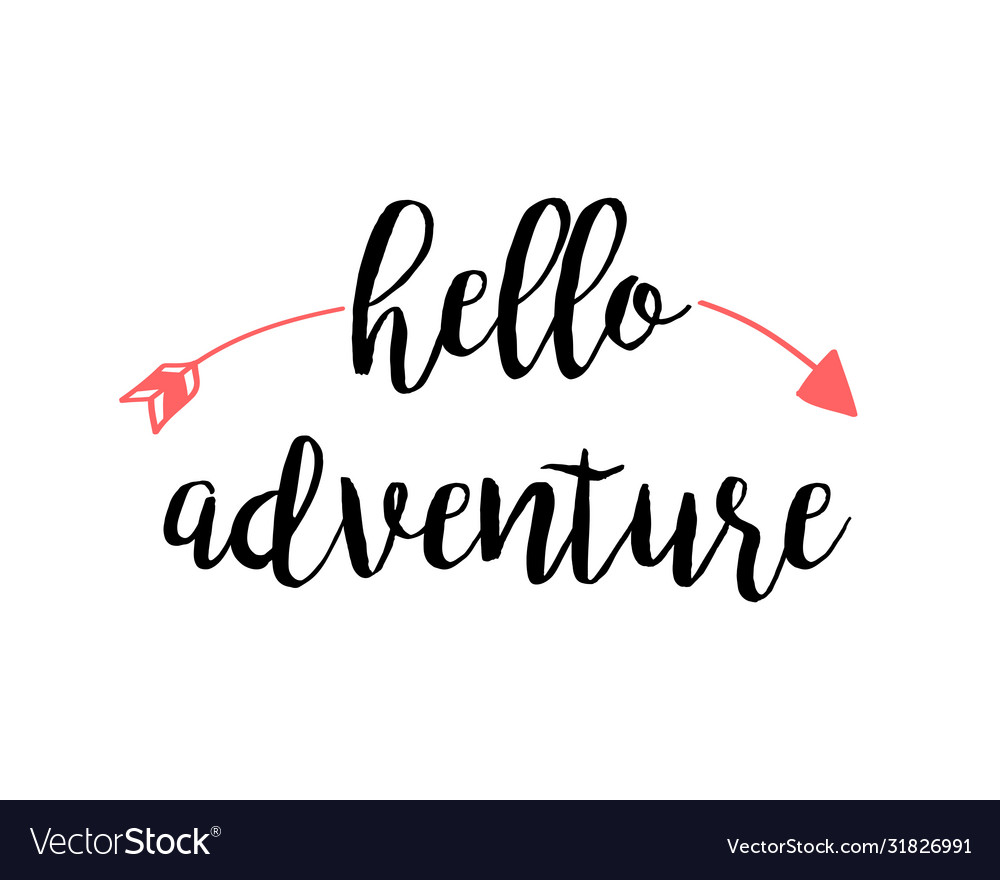 Arrow Print with Slogan - Adventure Theme